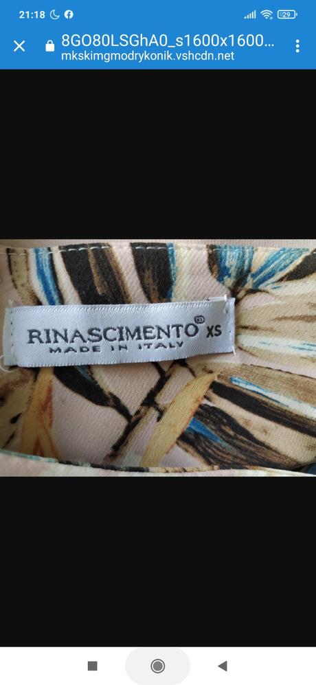 Rinascimento saty velk.xs par krat vzate, xs