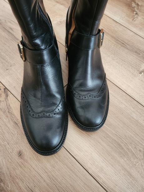 Jazdecké čižmy kožené, gino rossi,39