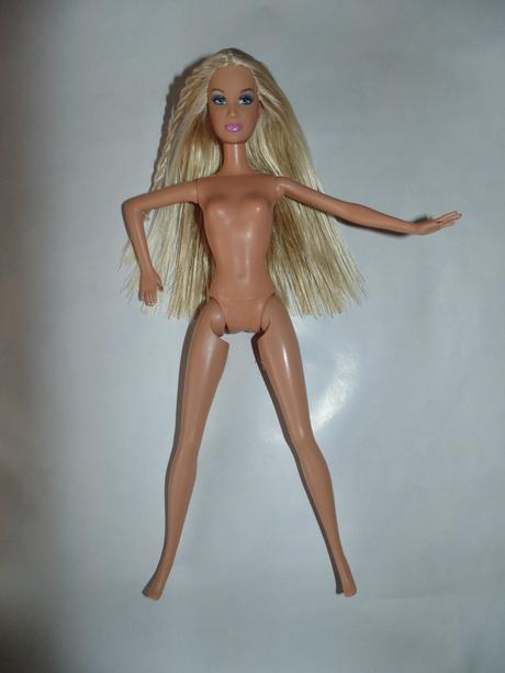 Barbie mattel blond vlasy, 