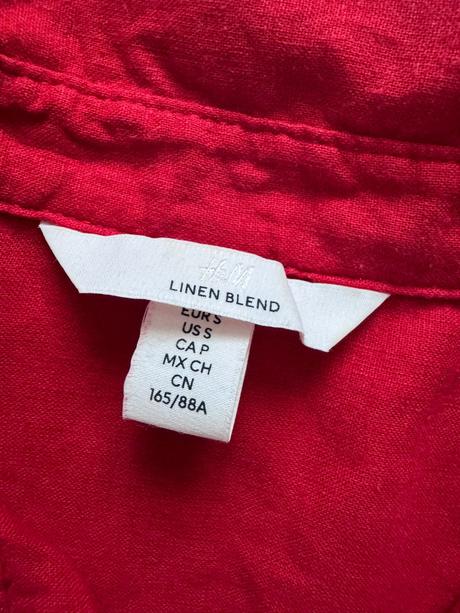 H&m - ľanová košeľa, h&m,s