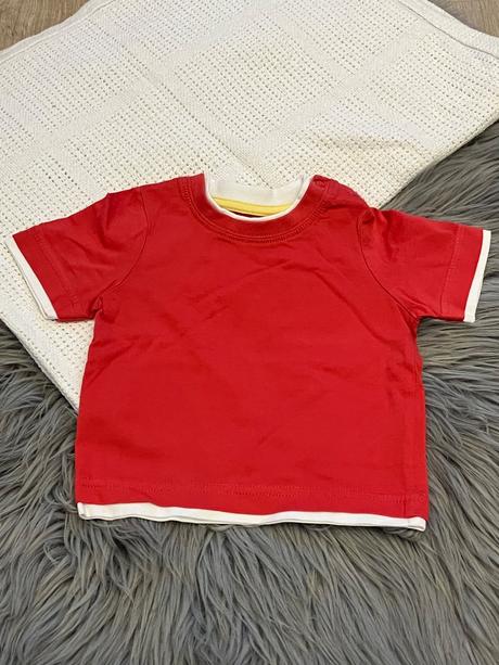 Chlapčenské tričko červené mothercare (68), 68