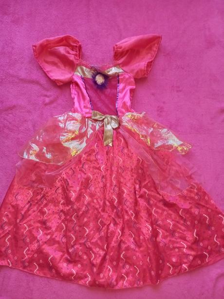 Šaty na karneval barbie ( diamantový zámok)5/8 rok, 