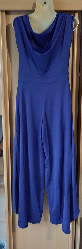 Modrý elegantný overal m, m