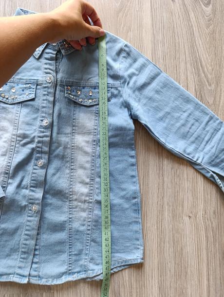 Dievčenská riflová košeľa, 122