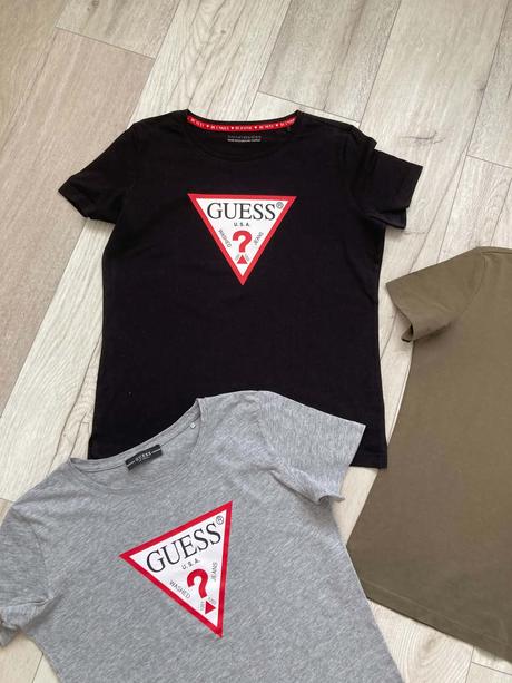 Guess-tričká bavlnené-3kusy,, guess,s