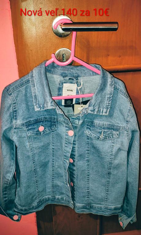 Nové riflové bundy, sinsay,140
