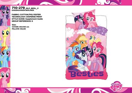 Obliečky my little pony do postieľky, šírka (cm): 90,dĺžka (cm): 140