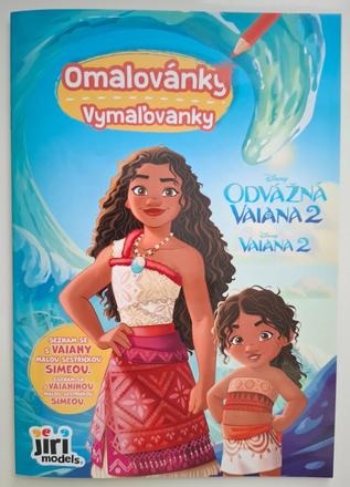 Vaiana omaľovánky a5, 