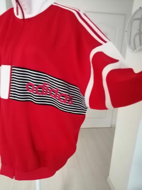 Mikina pánska značková adidas červená vel. xxxl xl, adidas,xxxl