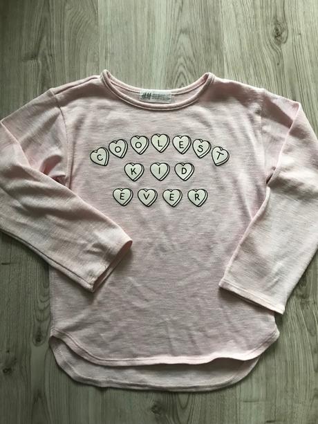 Natelnik  pletený ružový 6-8 rokov, h&m,128
