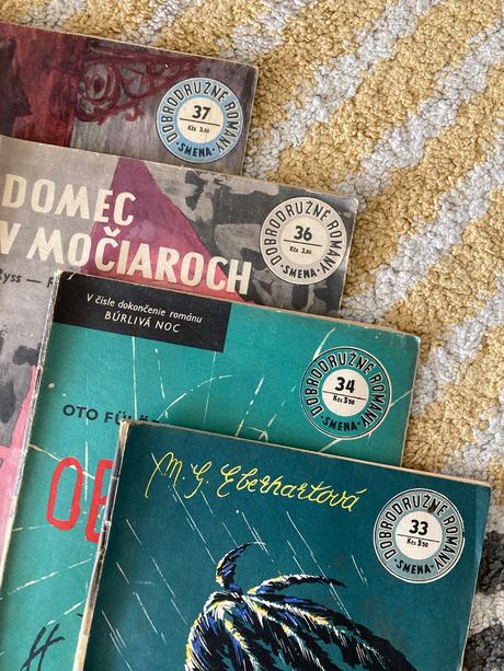 Dobrodružné romány 4ks vyd.1959,