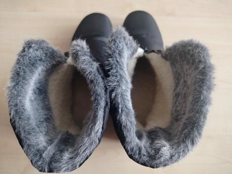 Dámske prešívané snehule na zips, 40