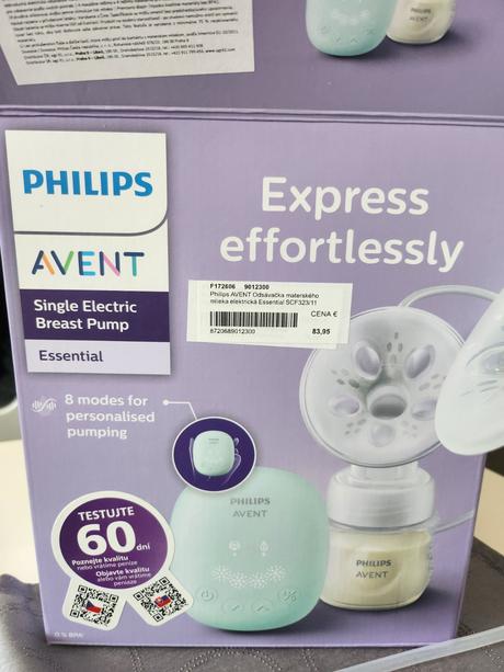 Elektr.odsavačka philips avent + cumliky, 