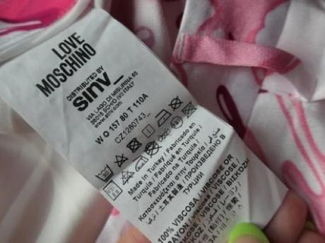 Love moschino ikonicke original kratasy l/xl, moschino,xl
