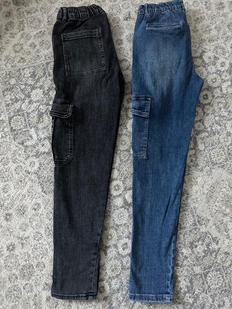 2 x slim elastické rifle zara, zara,164