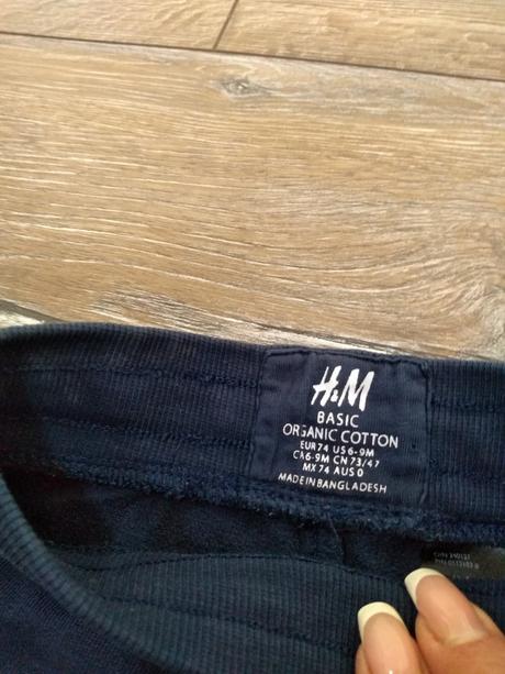 Tepláky, h&m,74