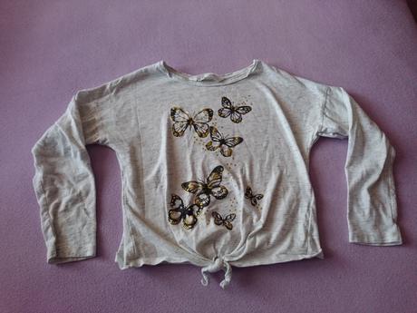 Tricko motyliky, h&m,116