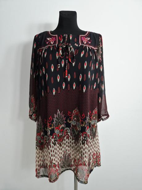 Boho tunikové šaty cayana paris, xs