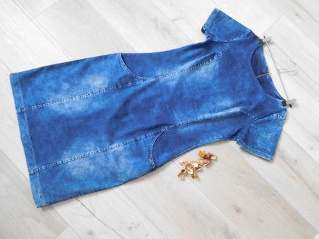 Šaty riflové, m , pružné, m