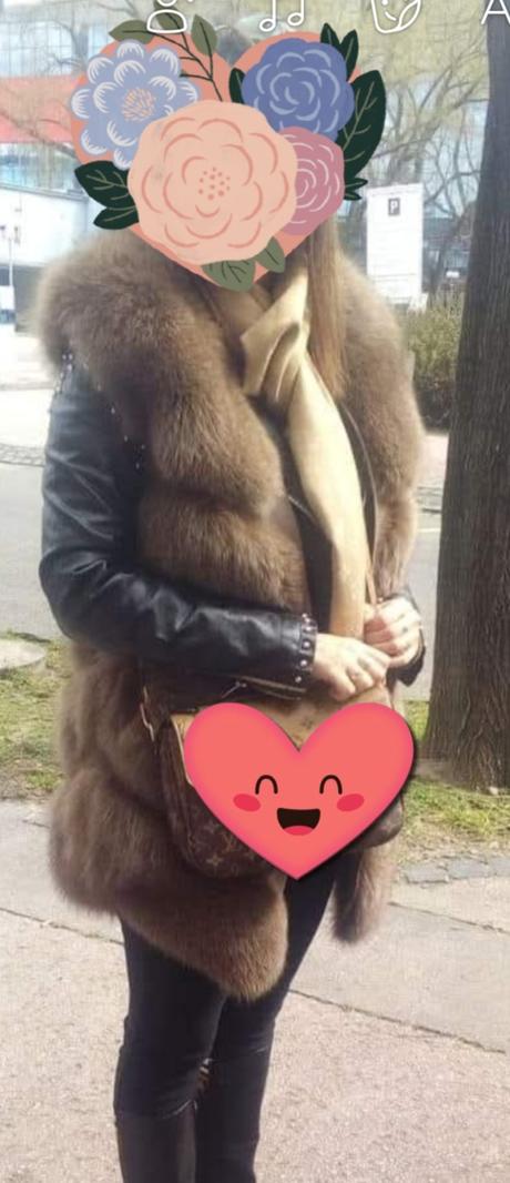 Kožušinova vesta prava liška., m