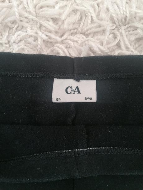 Dievčenské zateplené legíny zn. c&a, c&a,134