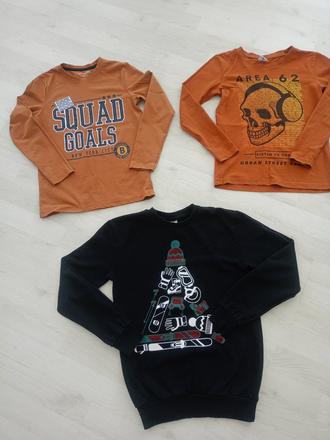 Tričká dlhý rukáv 134/140, 134