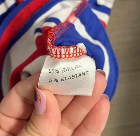 Pásikave šaty, benter,s