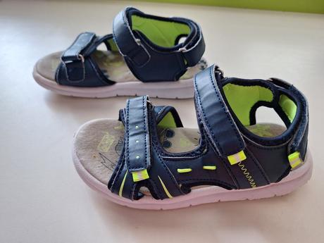 Zelenomodré sandále 30, 30