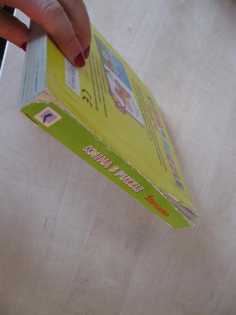 Leporelo - šteniatko (leporelo s puzzle), 