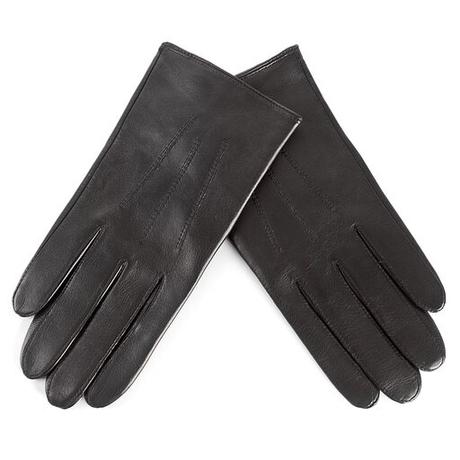 Pánske kožené rukavice - tmavo hnedé, l