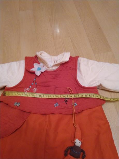 Dupačky s vílou a krasnymi detailami, 68