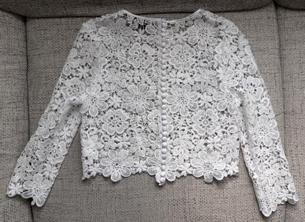 Vrchný diel na šaty na 1.sv. prijímanie, 152