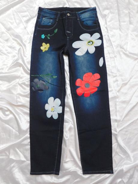 Damske trendy strečove rifle, 36