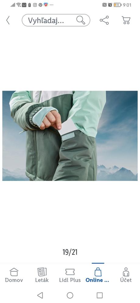 Detská lyžiarska bunda, 134