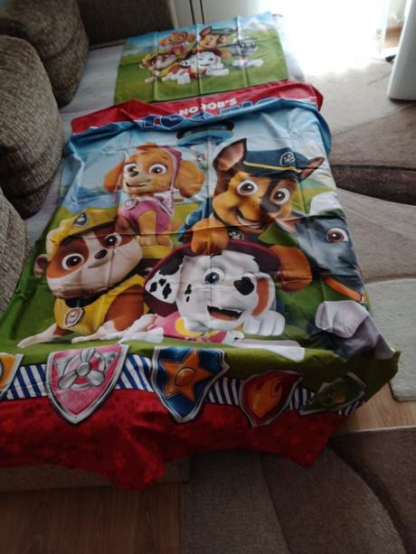 Posteľná bielizeň paw patrol, 