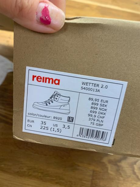 Reima wetter prechodné/zimné topánky 35, reima,35