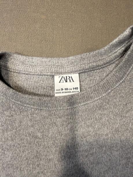 Sivý jemný pulover, zara,140