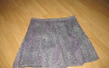 Šedo-fialková sukňa v. 42, camaieu,42