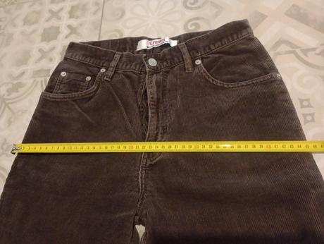 Menčestrové nohavice crown, s