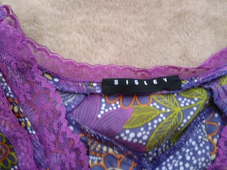 Hodvábny top sisley, 3,5 až 4,5 roka, sisley,104