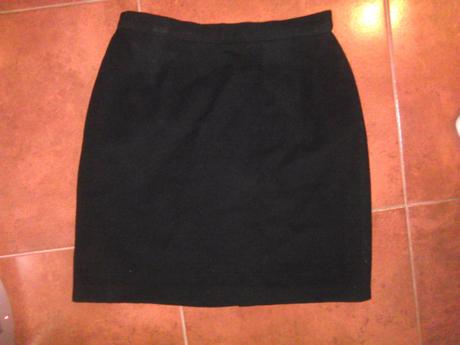 Sukňa z flaušu - hrubá, podšitá, 38