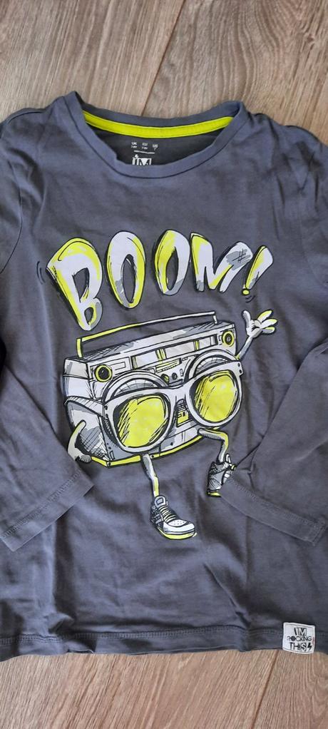 2x tricko s dlhym rukavom, f&f,128