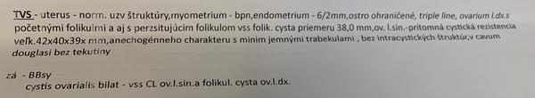 Aké sú moje výsledky z gynekológie?