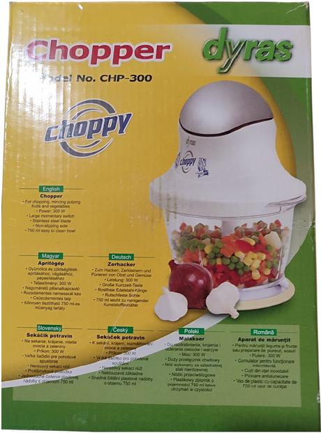Sekáčik potravín chopper dyras, 