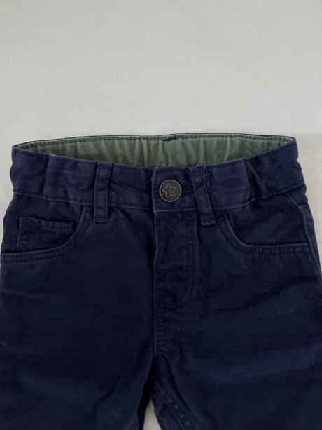 Tmavomodre nohavice/rifle, h&m,62