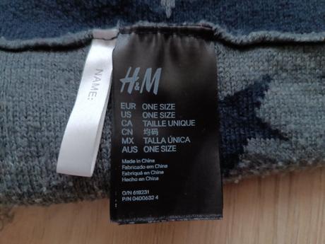 Obojstranný šál tunel, h&m