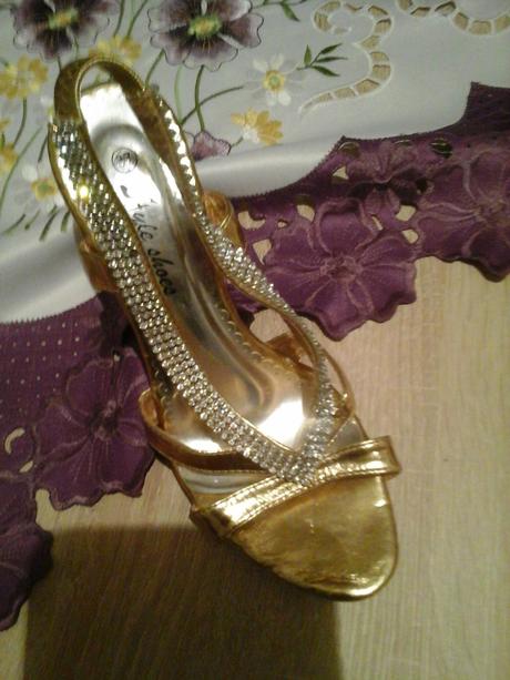 Sandale zlate, 37