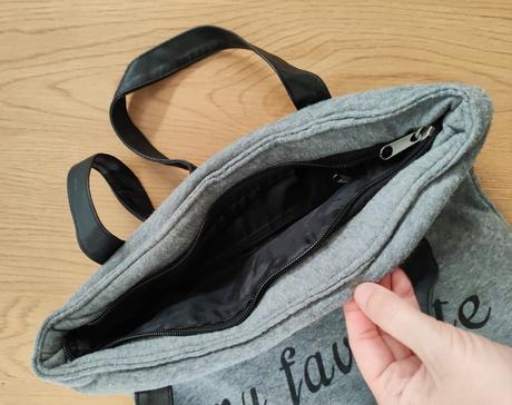 Platená taška na zips, 