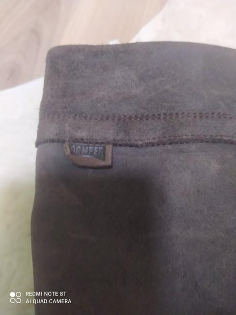 Čižmy z brúsenej kože, camper,40