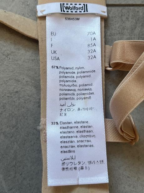 Nová podprsenka wolford 70a, 70a